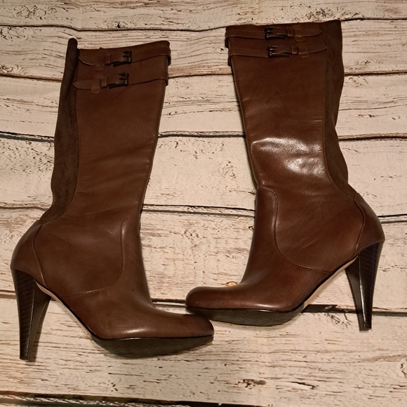 Cole Haan NikeAir Heeled Buckle Boots - Picture 6 of 7